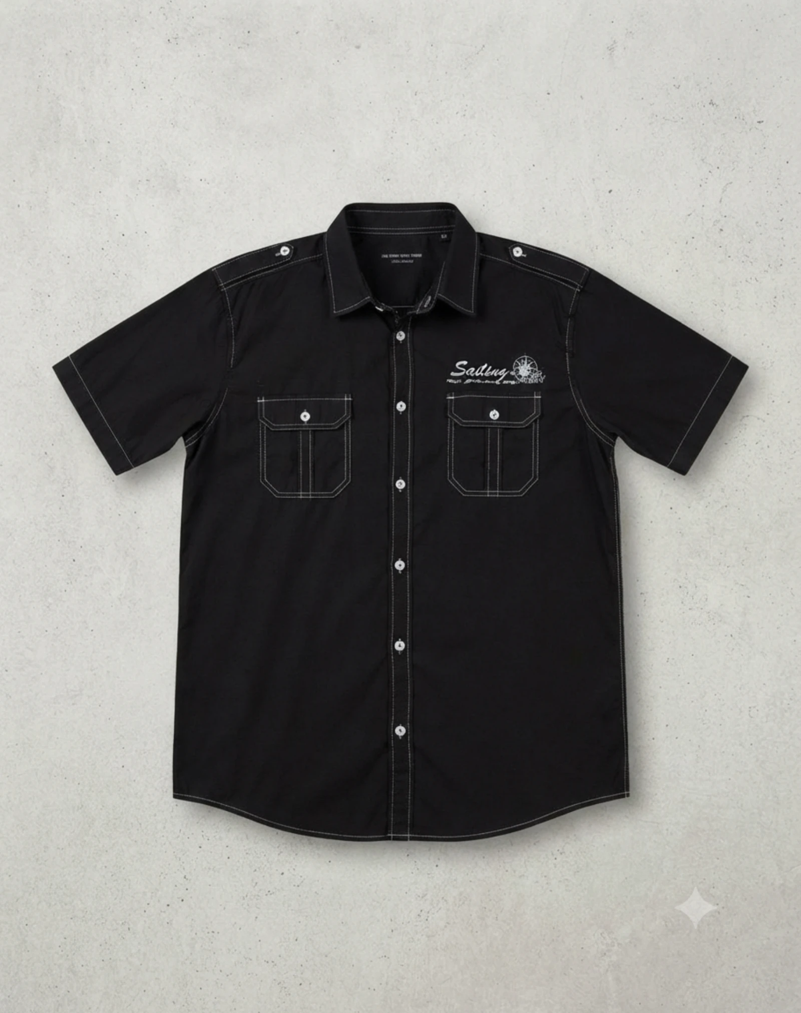 Chemise noire homme taille 40